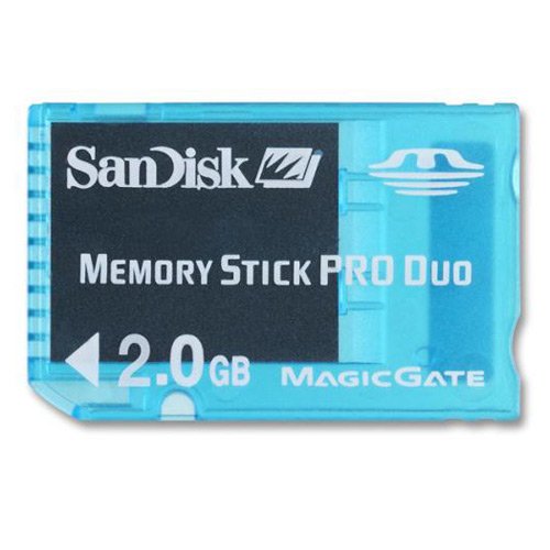 SanDisk SDMSG-2048-A11 2GB MS PRO Duo Gaming Card (Blue)