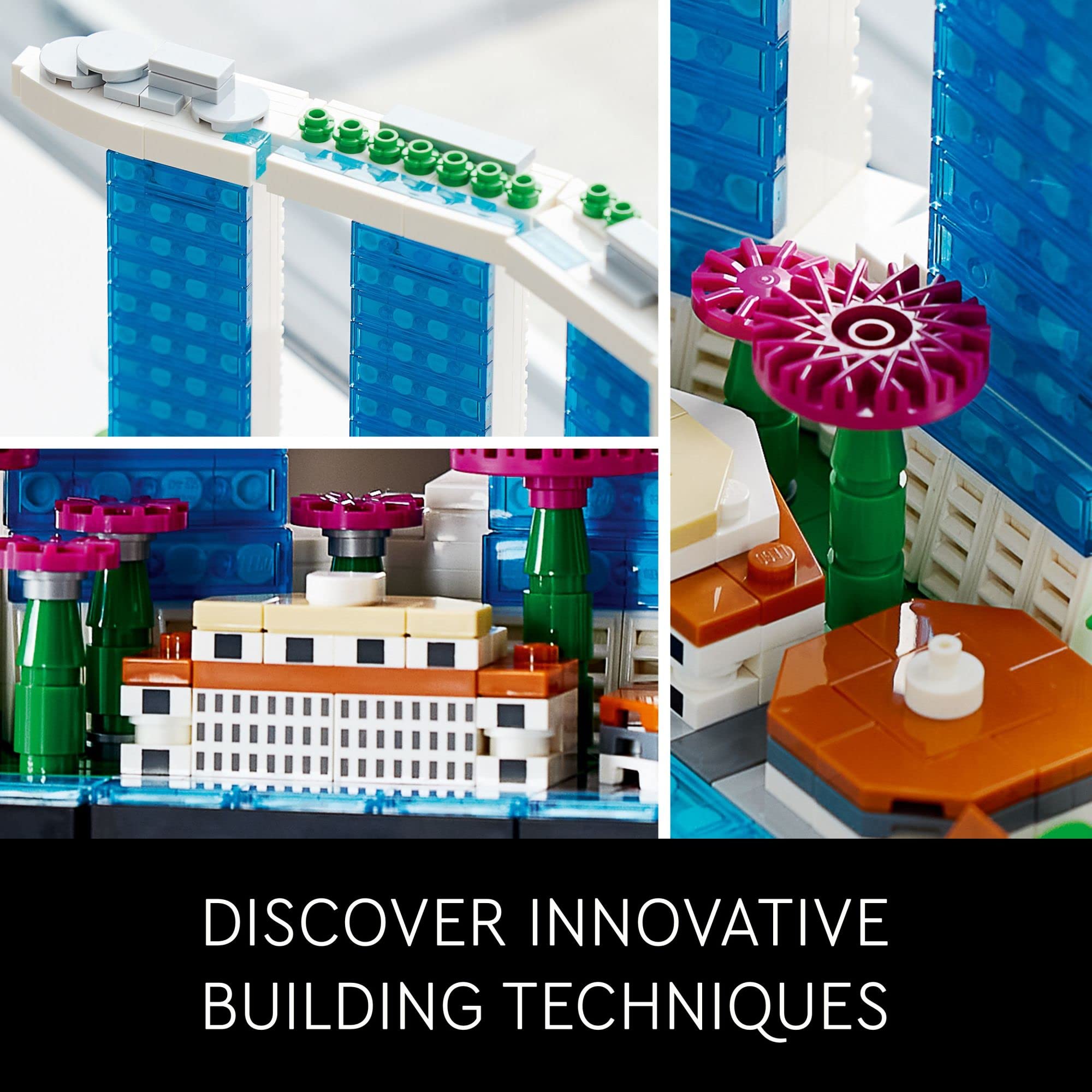 LEGO Architecture Singapore 21057 Building Set for Adults (827 Pieces)