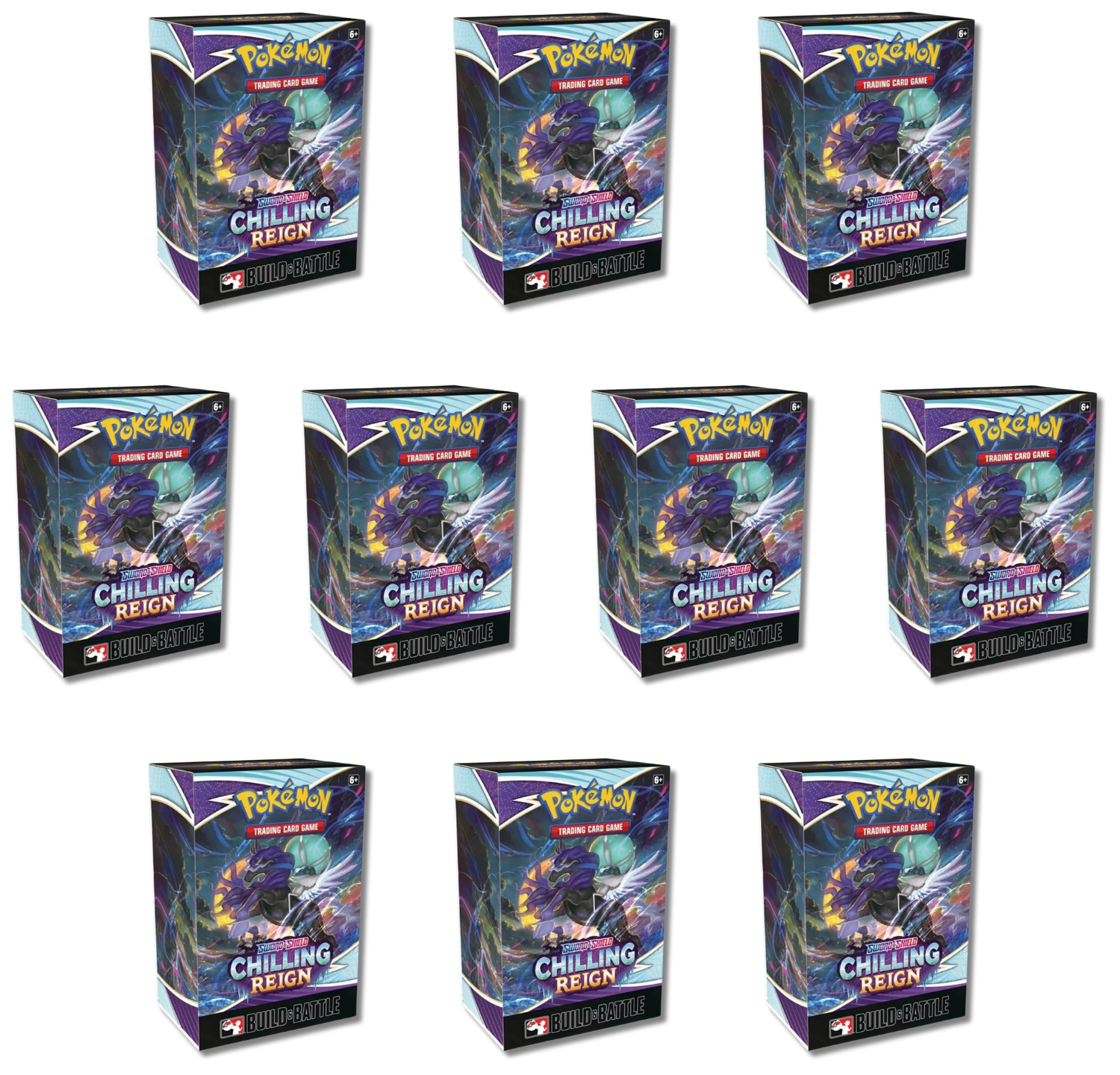 Pokemon Sword & Shield Chilling Reign | Build & Battle Box (Pack of 10)