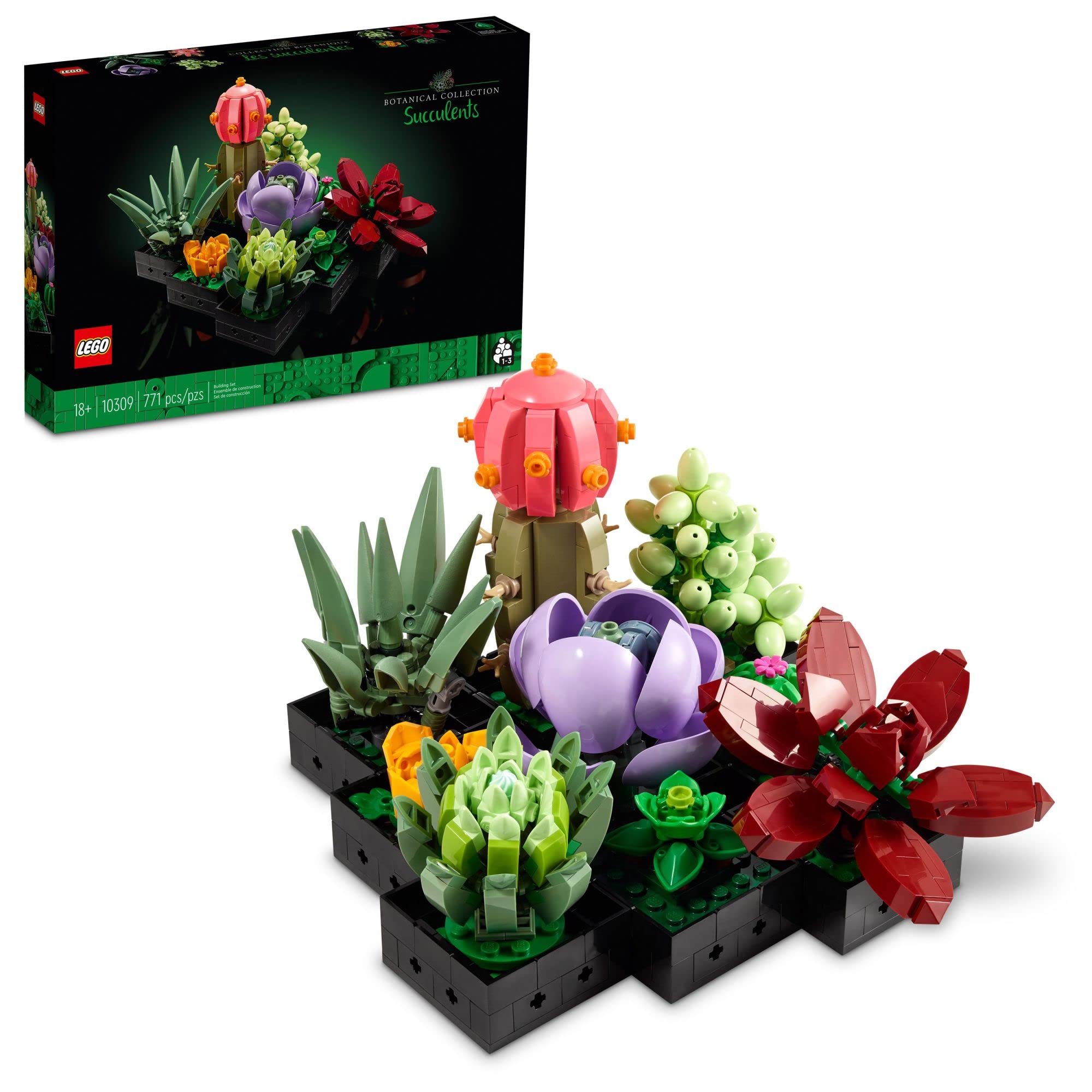 LEGO Icons Succulents 10309 Building Set for Adults (771 Pieces)