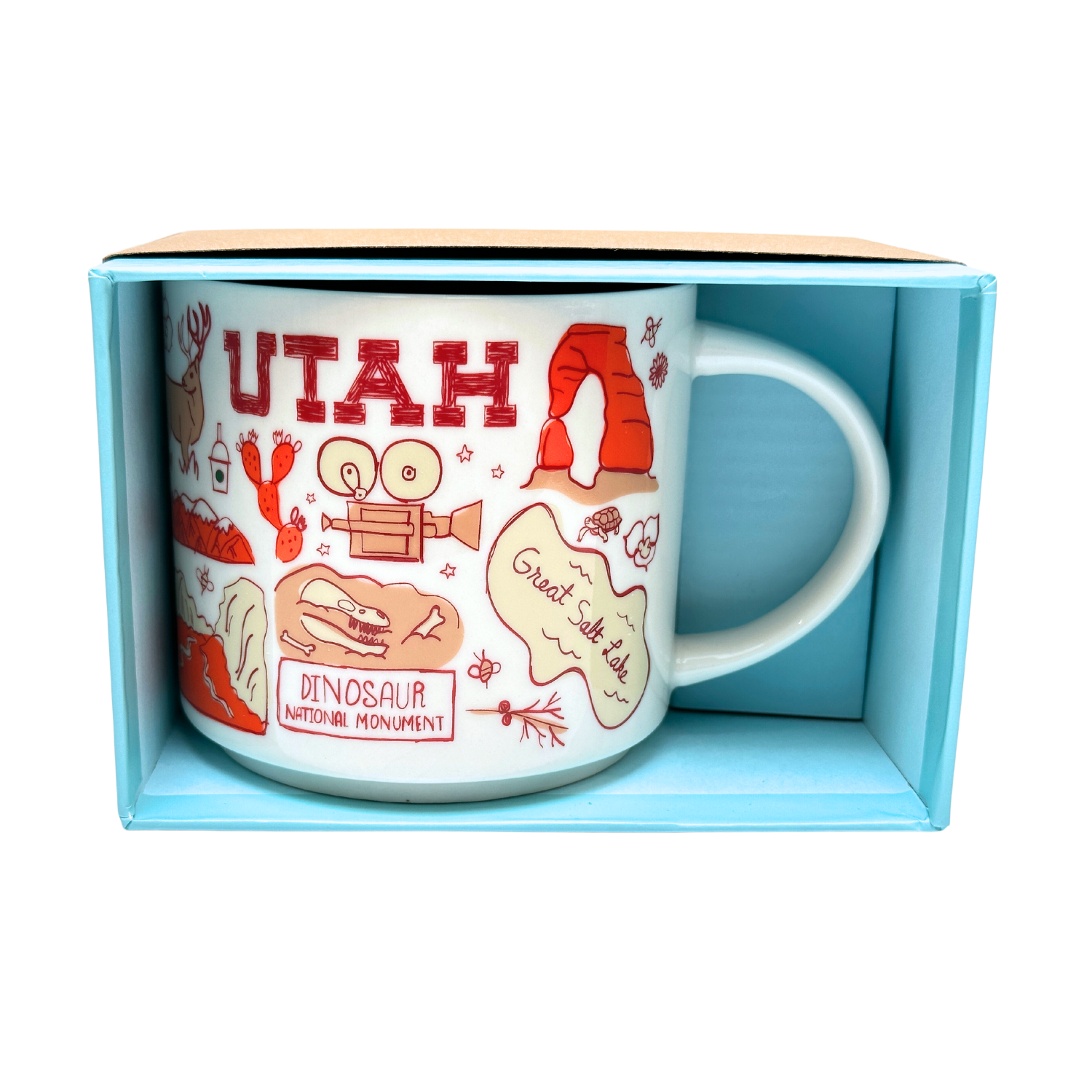 Starbucks Been There Series Utah Ceramic Mug, 14 Oz