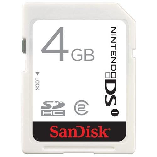 Sandisk 4GB SDHC Gaming for DSi (SDSDG-004G-A11)