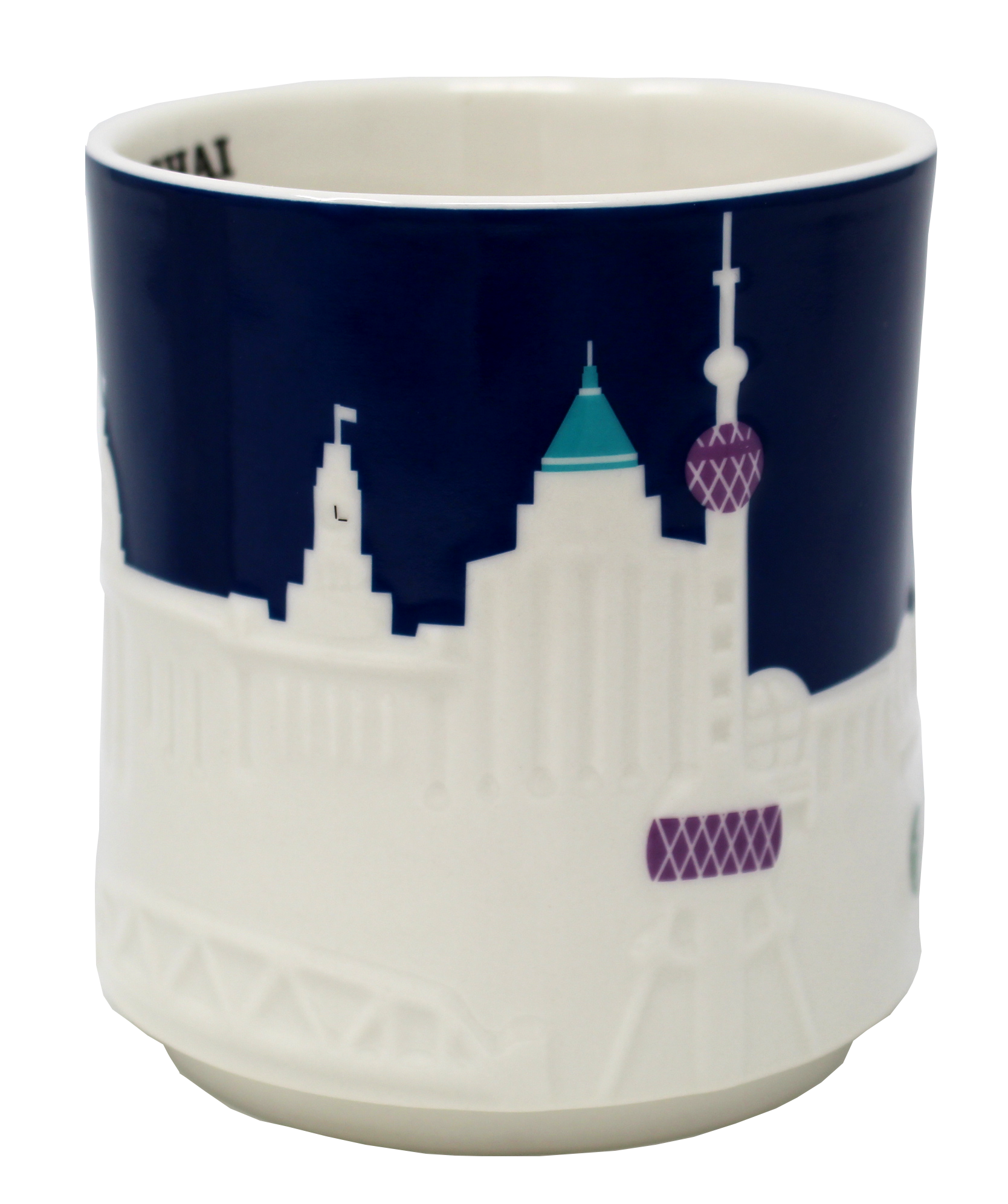 Starbucks Collector Relief Series Shanghai Ceramic Mug, 16 Oz