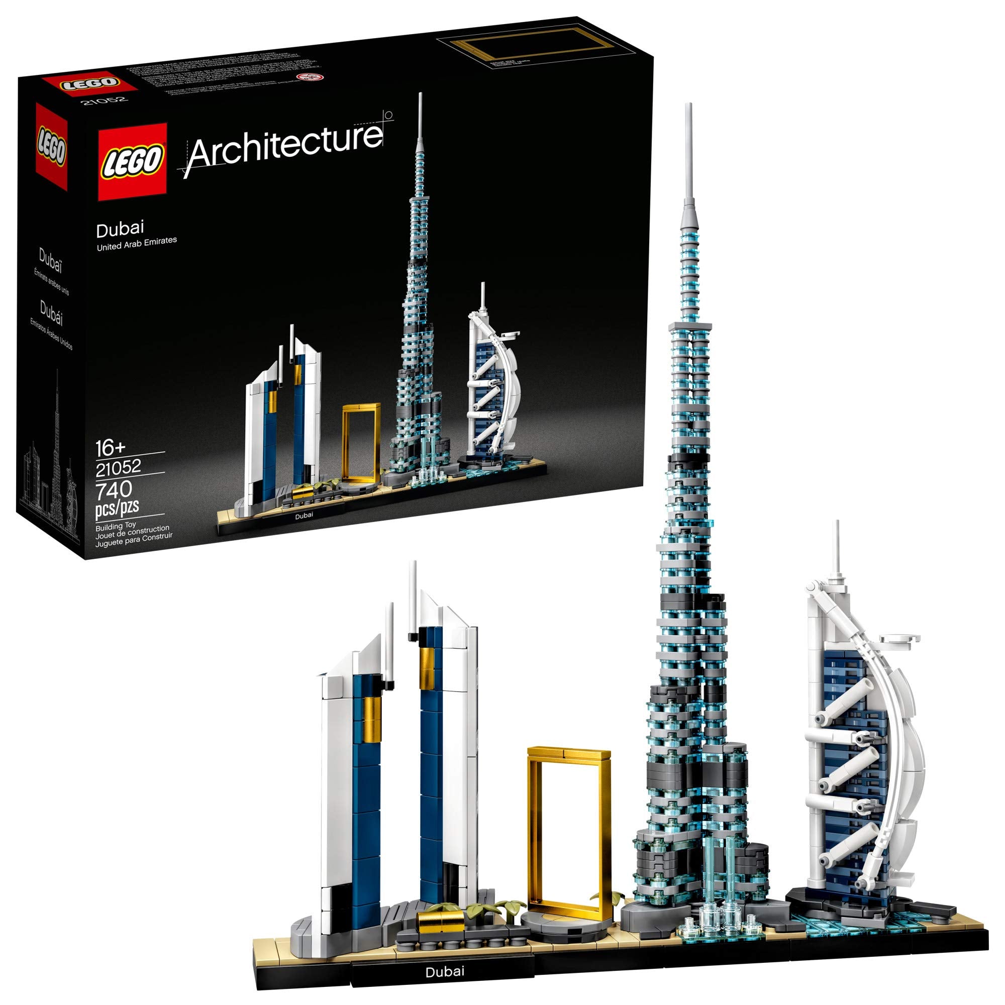LEGO Architecture Skylines: Dubai 21052 Building Kit, Collectible Architecture Building Set for Adults, New 2020 (740 Pieces)