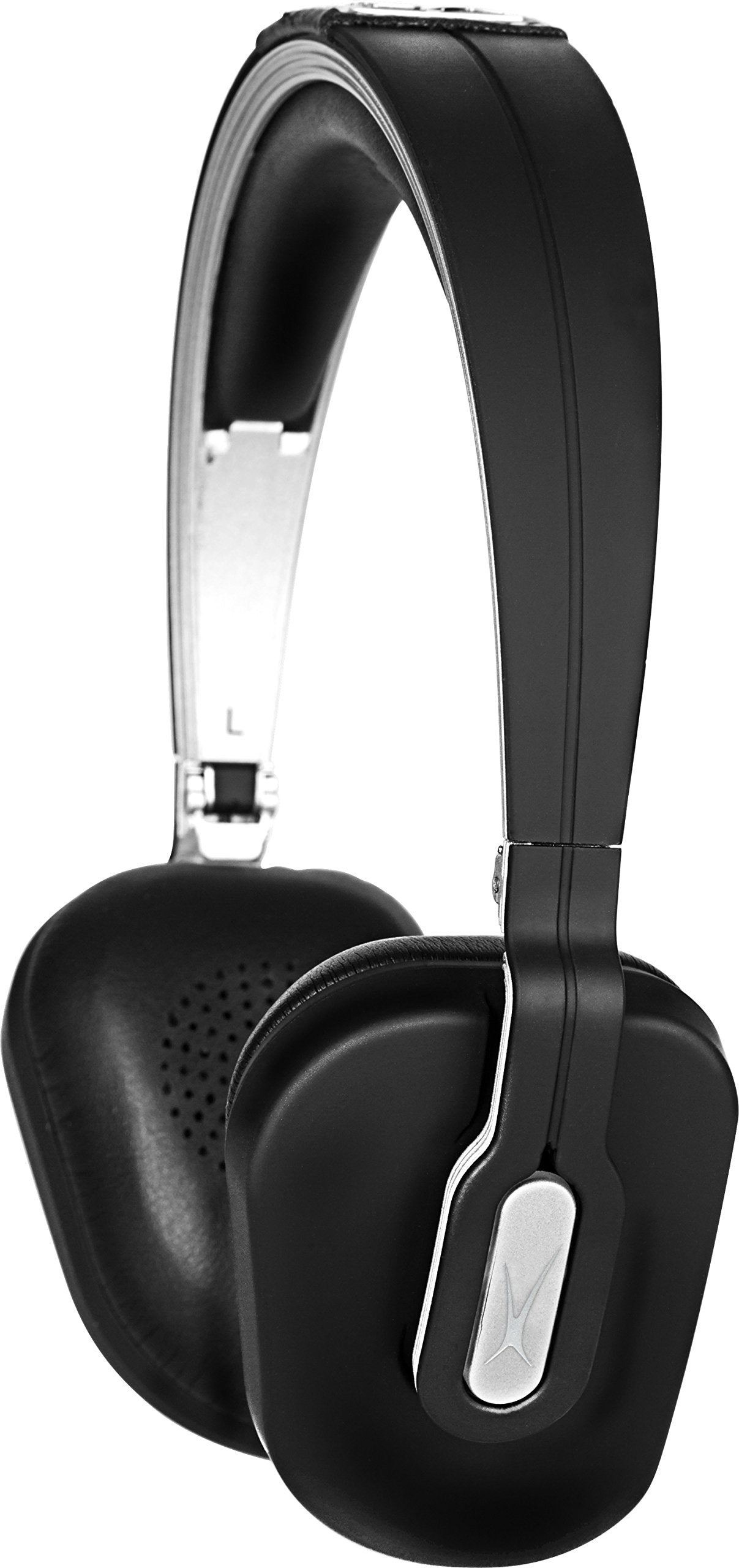 Altec Lansing Over the Head Foldable Headphone with Mic, Black - MZX652