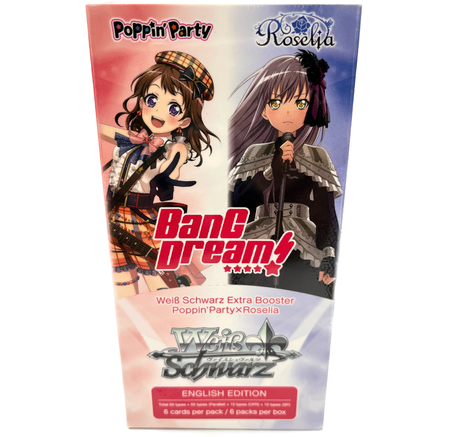 Weiss Schwarz: Poppin' Party X Roselia Extra Booster Box [6 Packs]