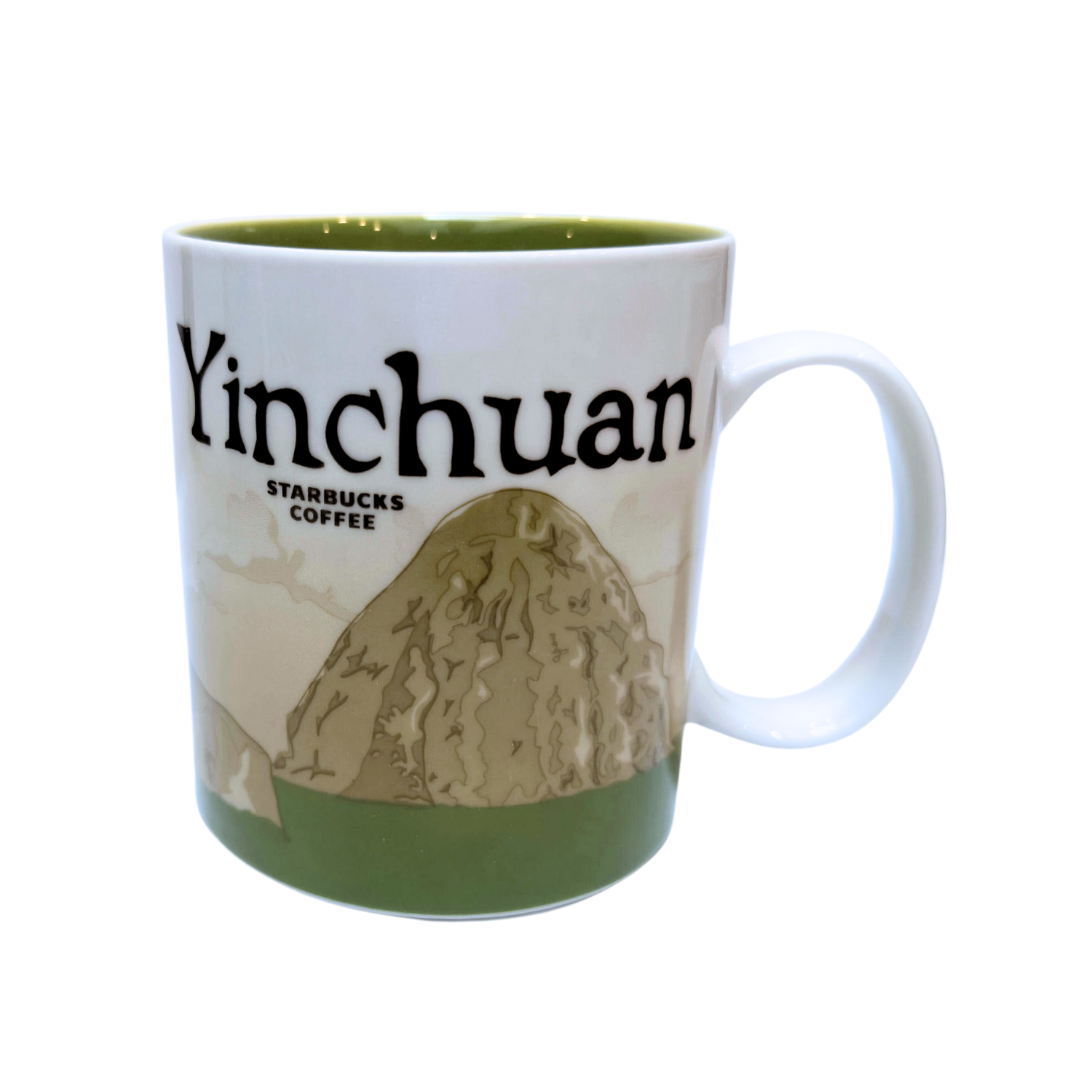 Starbucks Global Icon Series Yinchuan Ceramic Mug, 16 Oz
