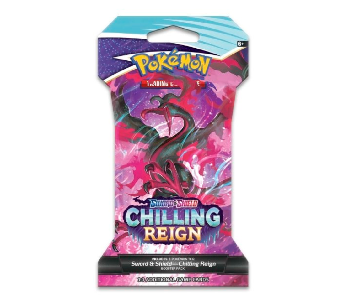 Pokemon Sword & Shield Chilling Reign Sleeved Booster | Galarian Moltres