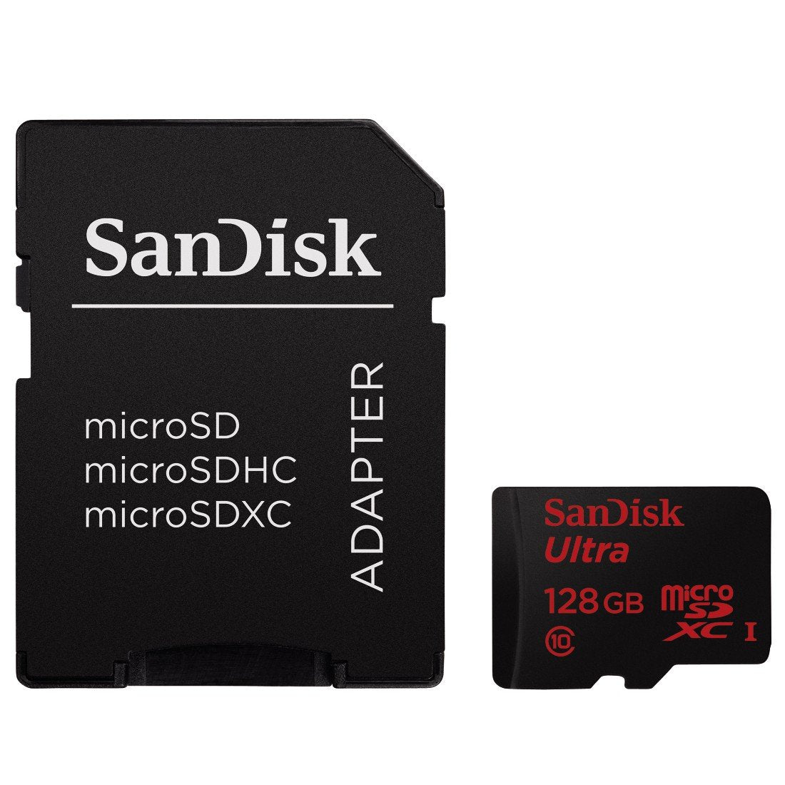 SanDisk Ultra 128GB UHS-I/Class 10 Micro SDXC Memory Card Up To 48MB/s With Adapter- SDSQUNC-128G