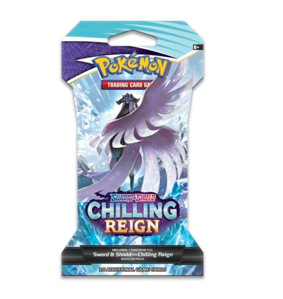 Pokemon Sword & Shield Chilling Reign Sleeved Booster | Articuno