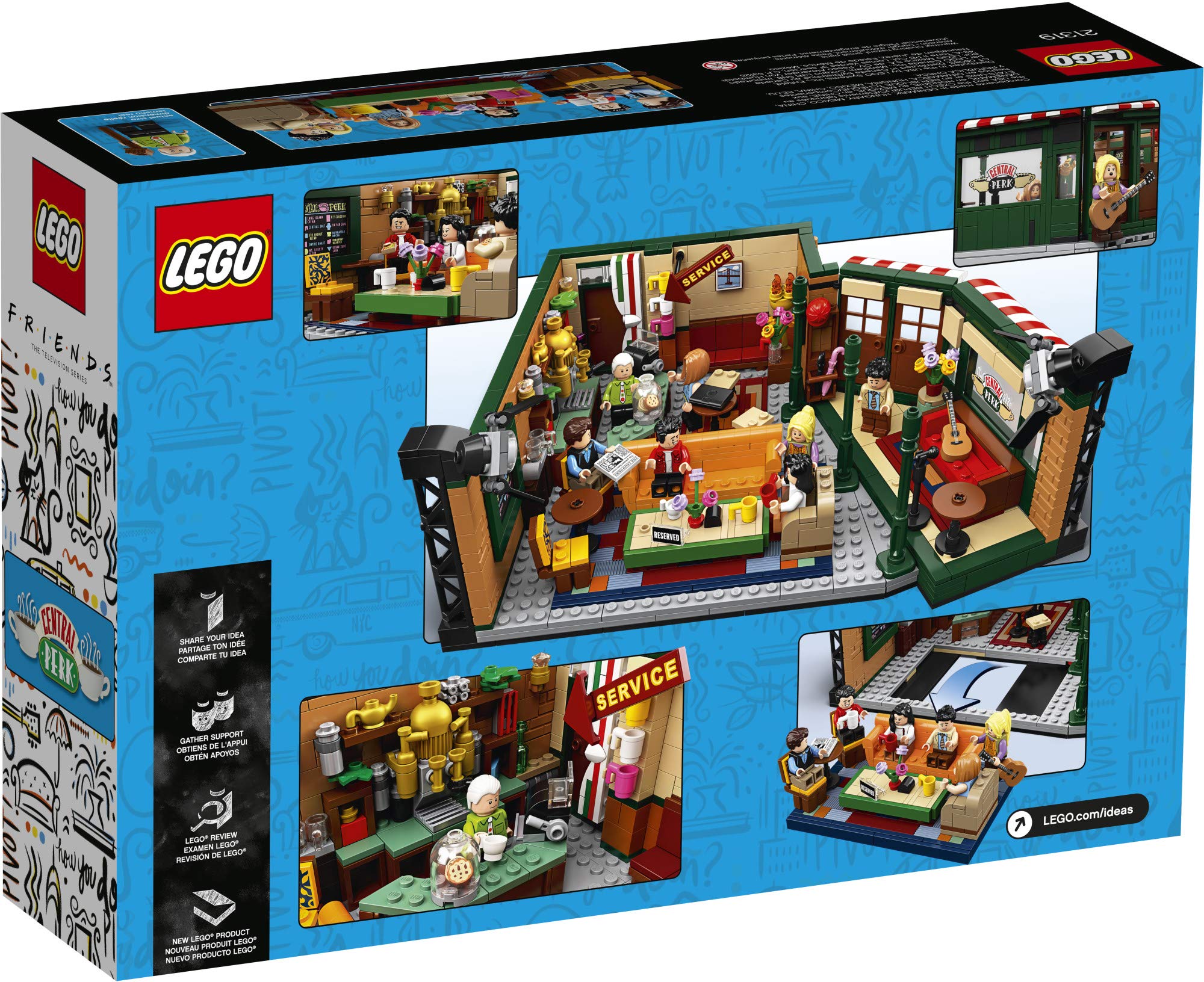 LEGO Ideas 21319 Central PERK Building Kit (1,070 Pieces) (Like New, Open Box)