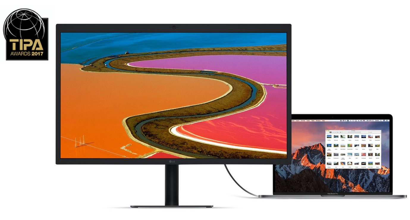 LG UltraFine 5K IPS LED Monitor for MacBook Pro, Black, 27" 27MD5KA (Certified Refurbished)