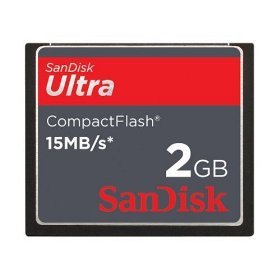 Sandisk 2GB ULTRA Compact Flash CF Card (SDCFH-002G, Static Pack)
