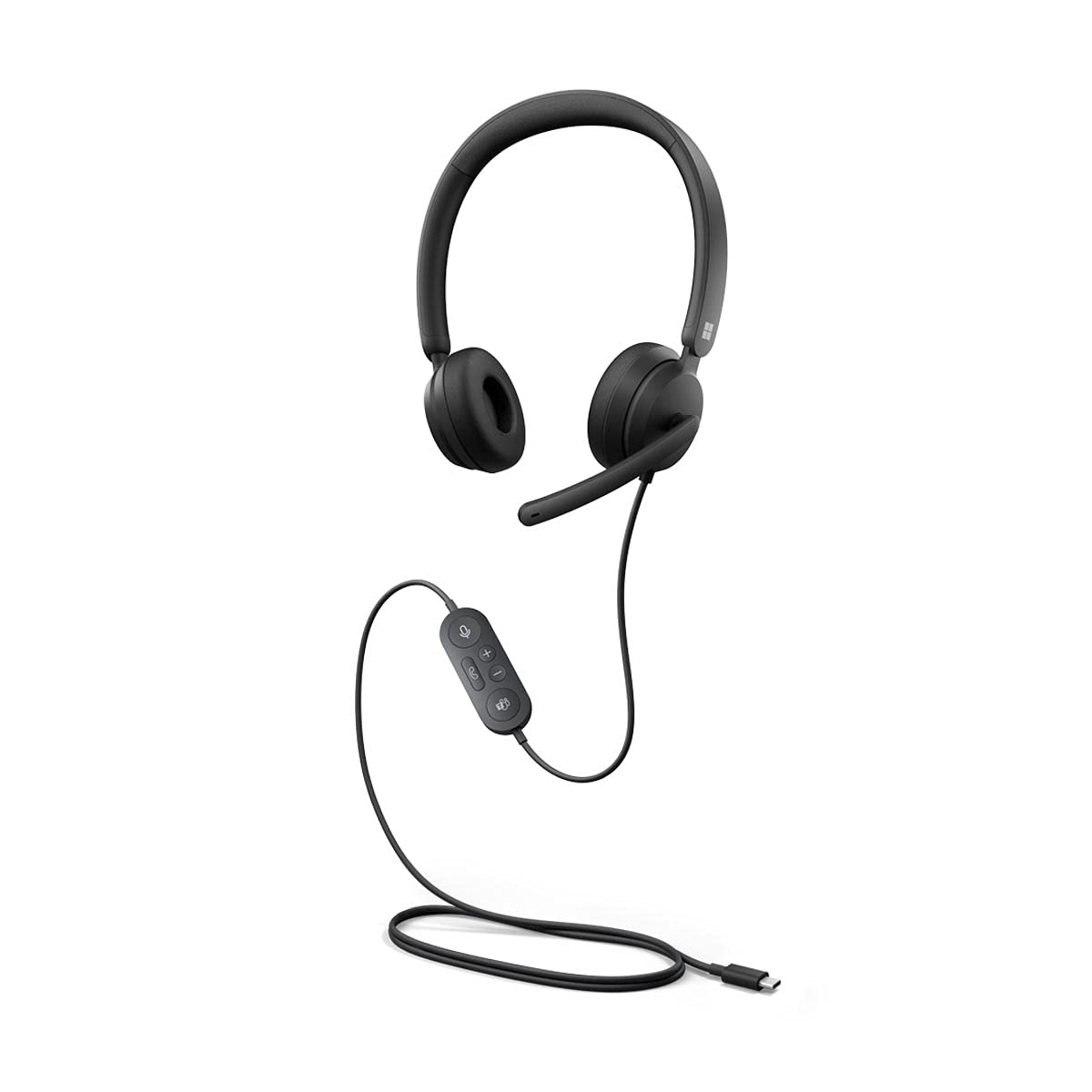 Microsoft Modern USB-C Headset with Noice Cancelling and In-line controls (Certified for Microsoft Teams)