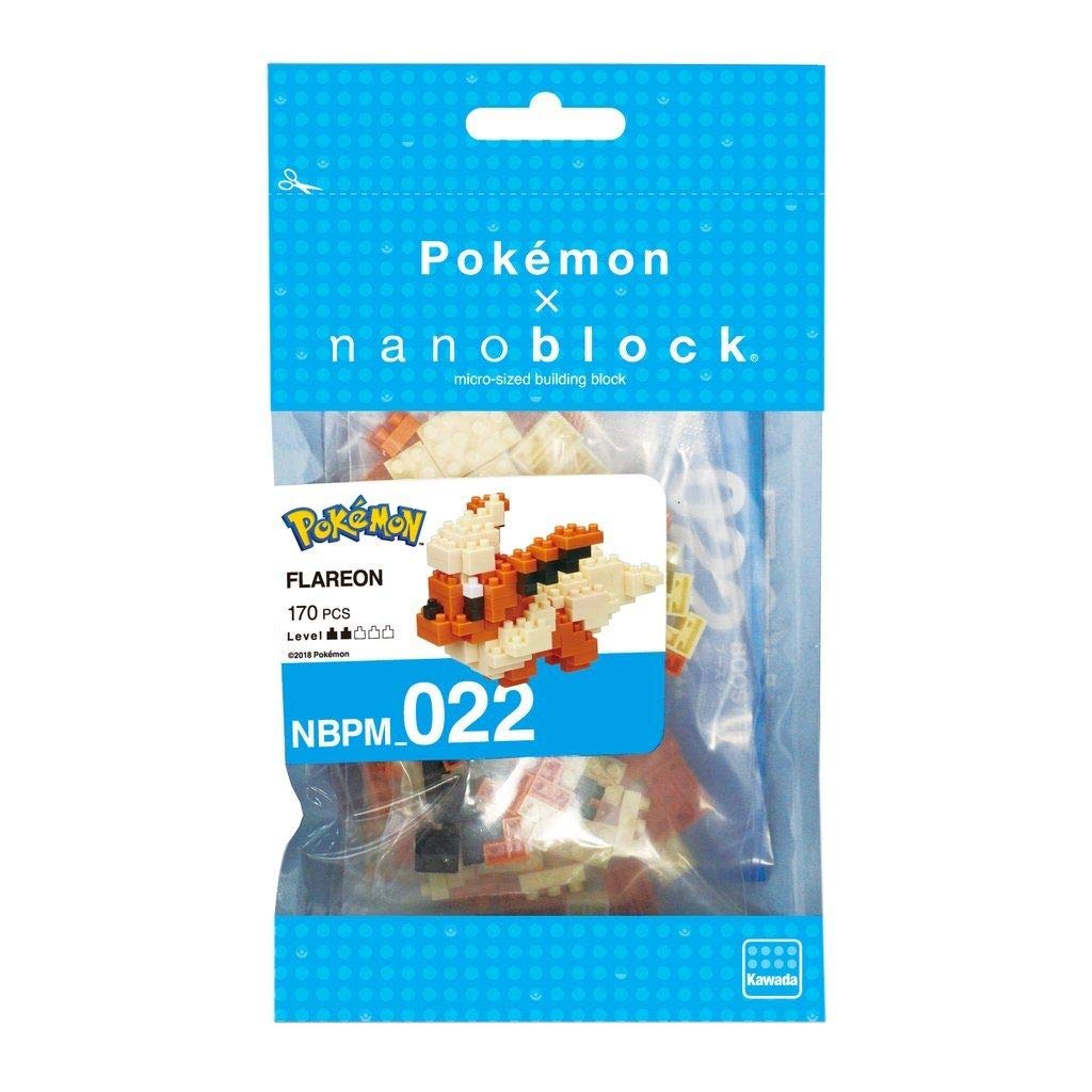nanoblock - Flareon [Pokémon], Pokémon Series Building Kit