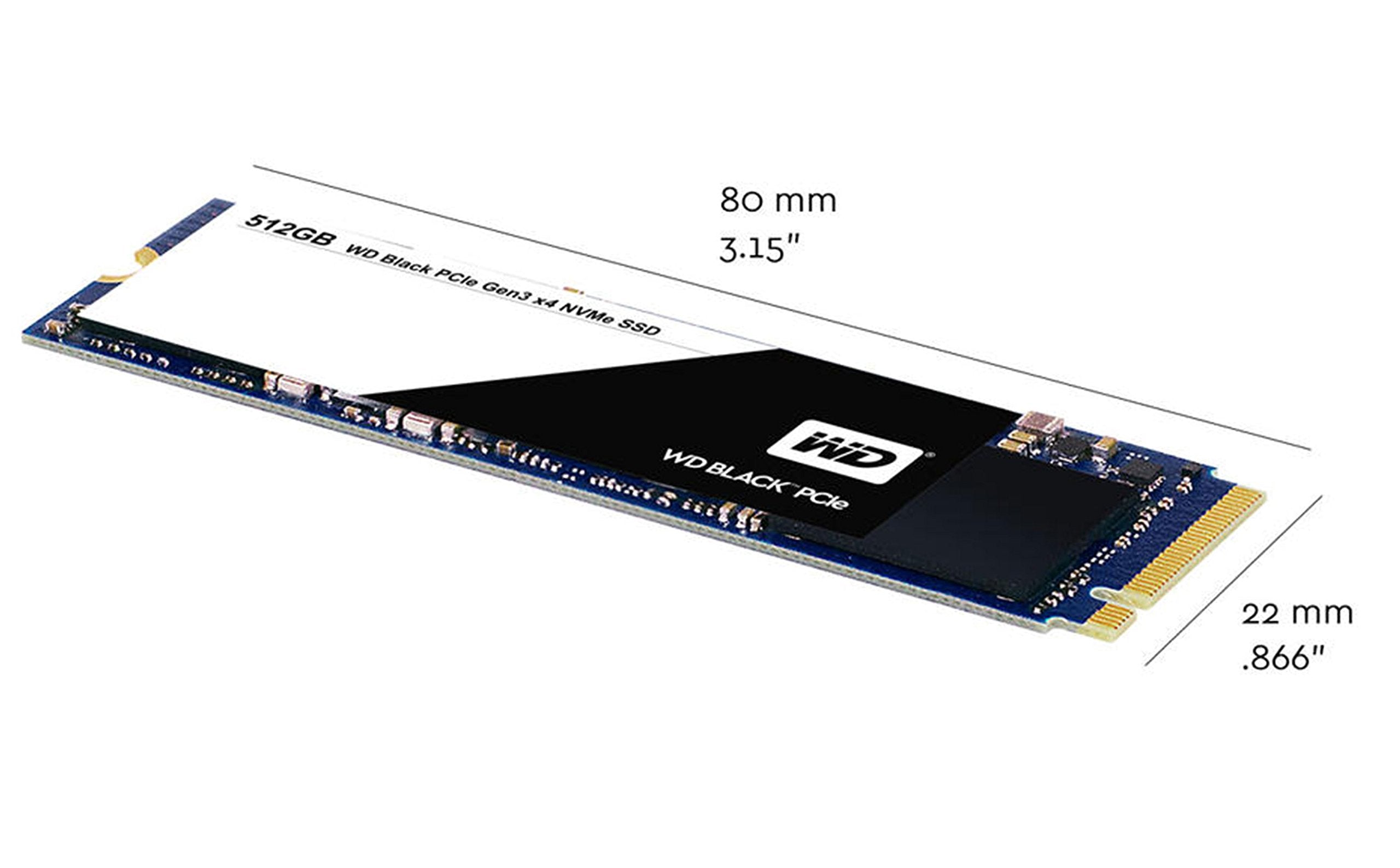 WD Black 256GB Performance SSD - 8 Gb/s M.2 PCIe NVMe Solid State Drive – WDS256G1X0C (Open Box, Like New)