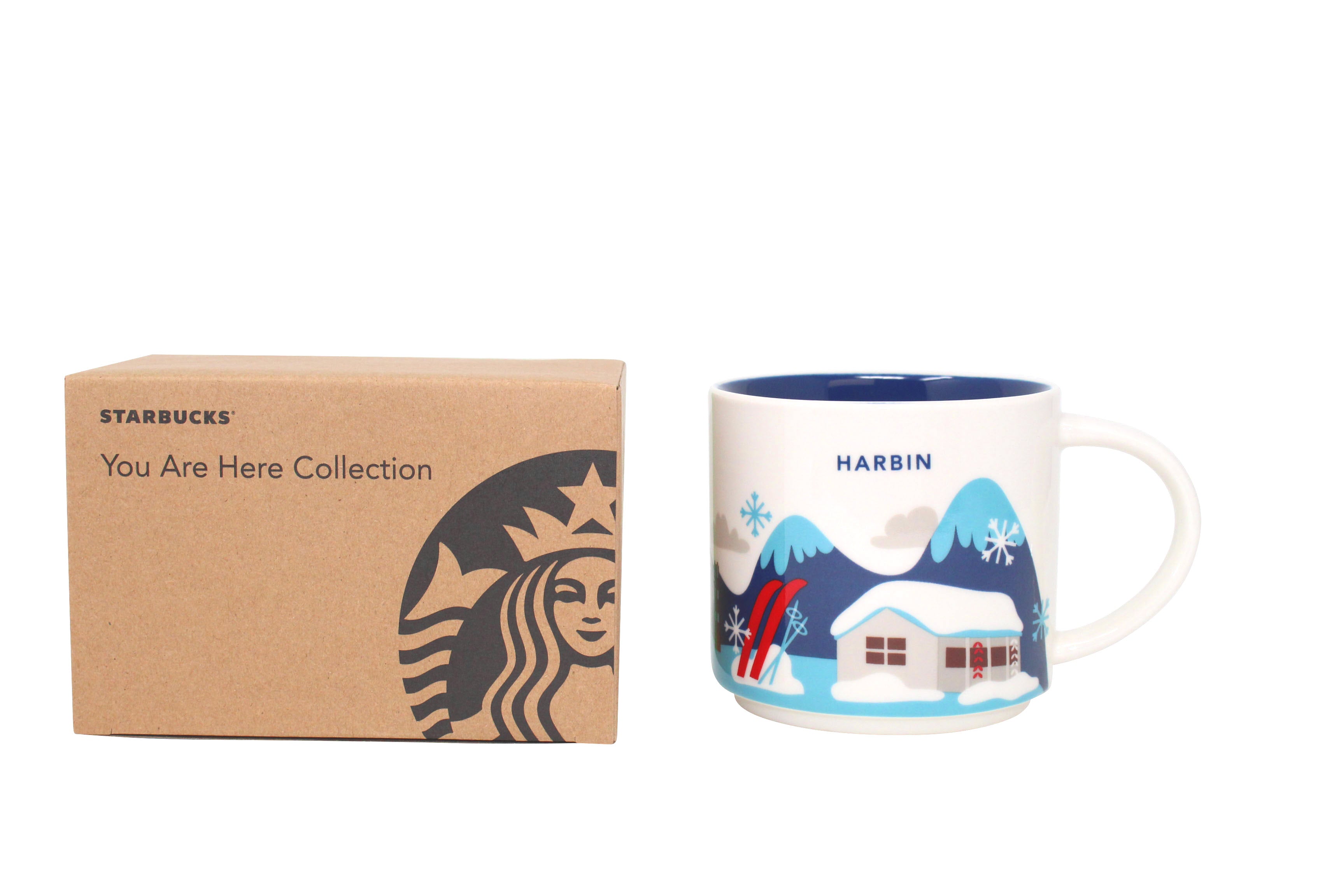 Starbucks You Are Here Series Harbin Ceramic Mug, 14 Oz