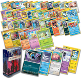 Exclusive Starter Bundle | 50 Genuine Cards | Includes 5 Guaranteed Reverse Holos | BlueProton Deck Box compatible with trading cards