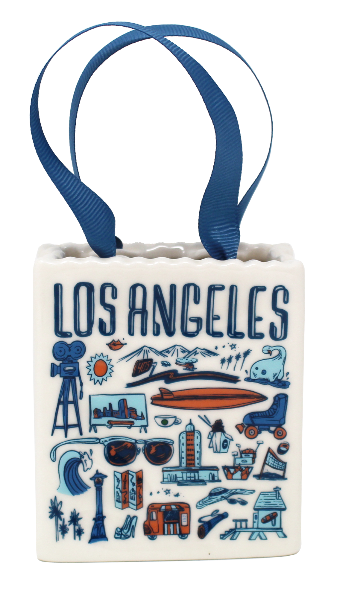 Starbucks Been There Series Los Angeles Ceramic Tote Ornament