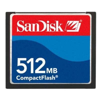 SanDisk 512 MB CompactFlash Card