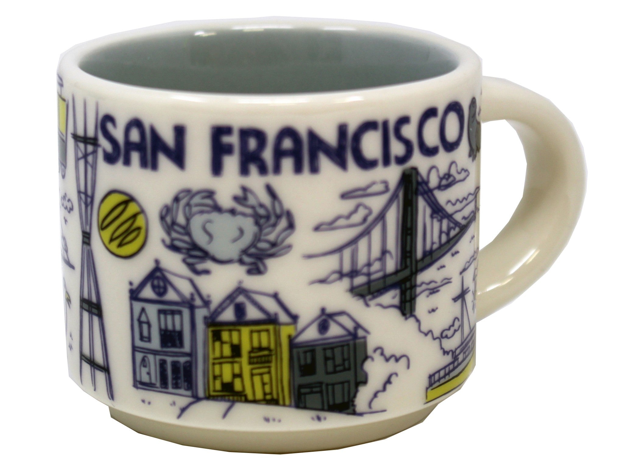Starbucks Been There Series San Fransisco Ceramic Demitasse Ornament Mug, 2 Oz