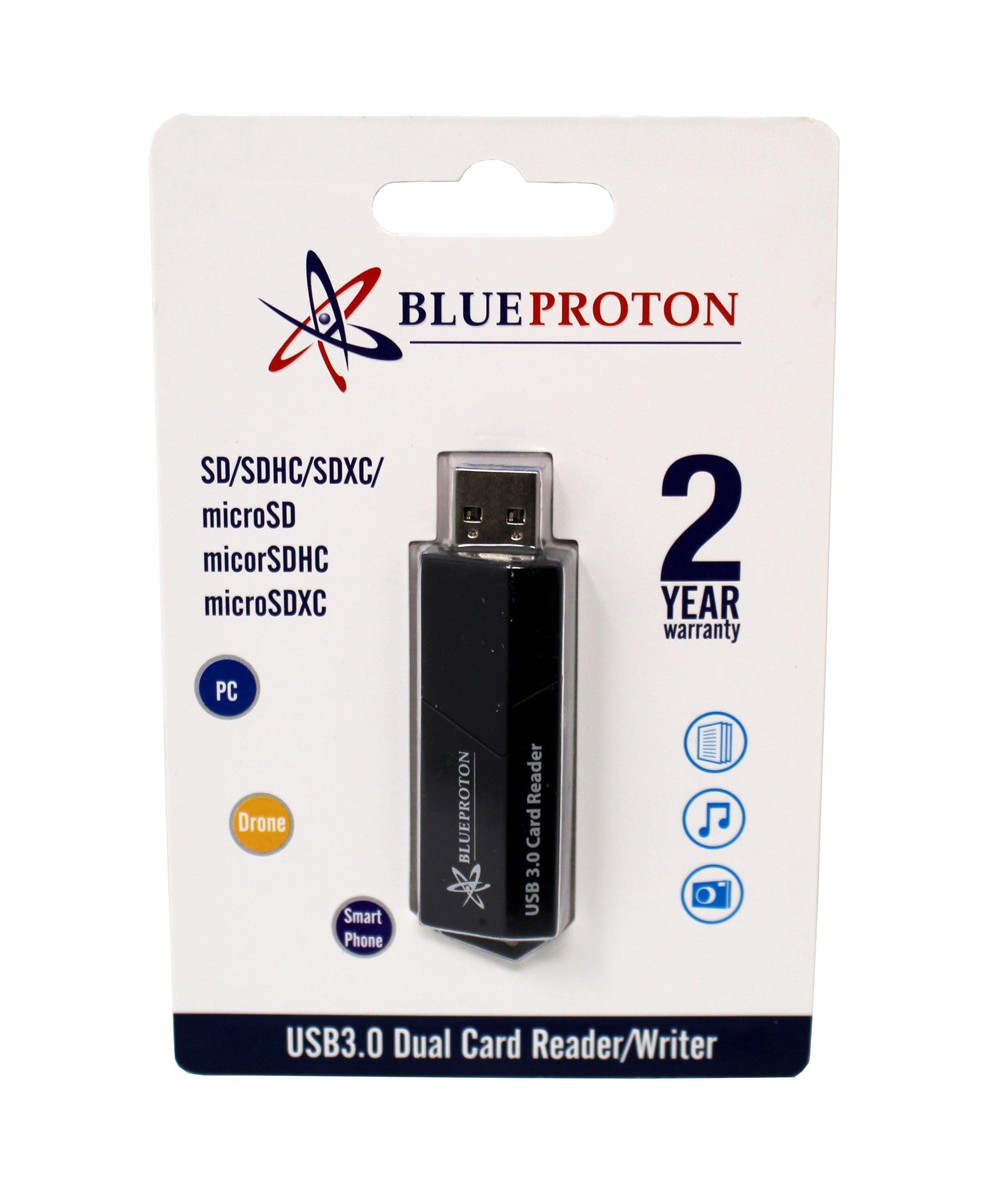 SanDisk 128GB MicroSDXC UHS-I Card for Nintendo Switch Bundle with & BlueProton USB 3.0 MicroSDXC Card Reader
