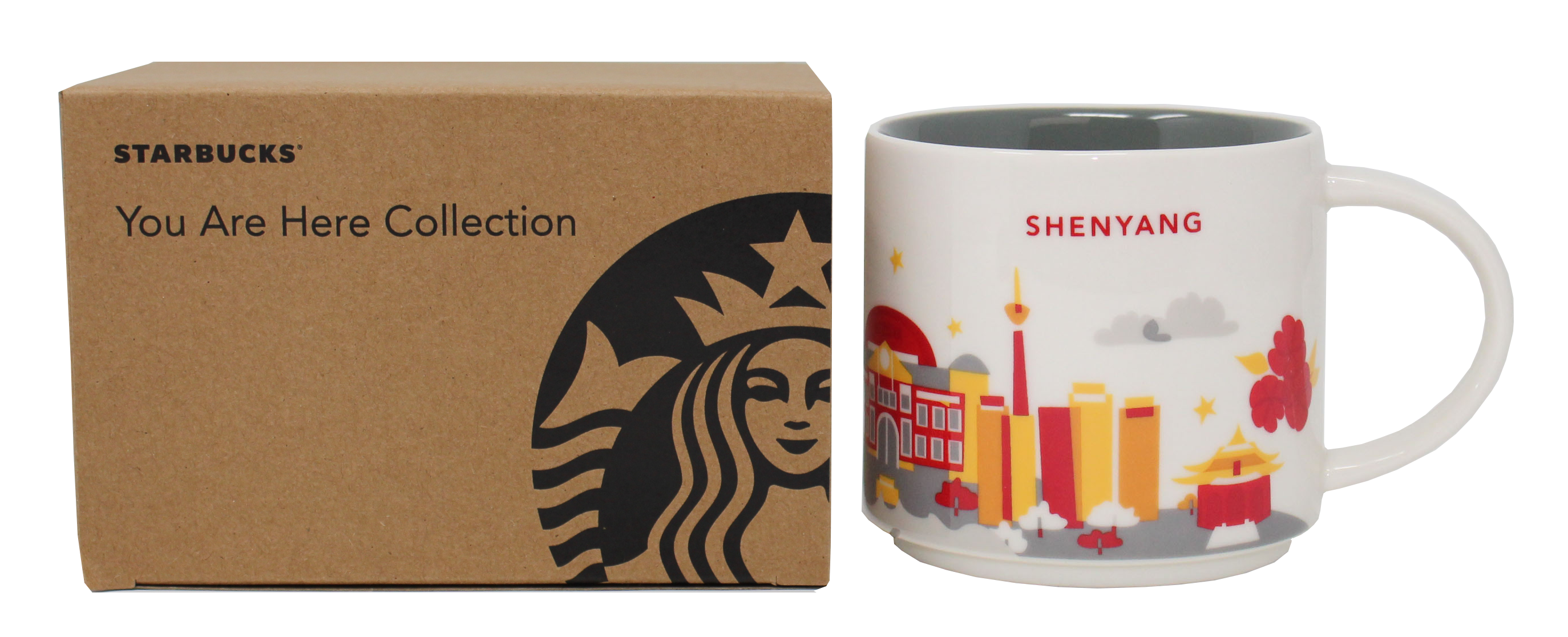Starbucks You Are Here Series Shenyang Ceramic Mug, 14 Oz