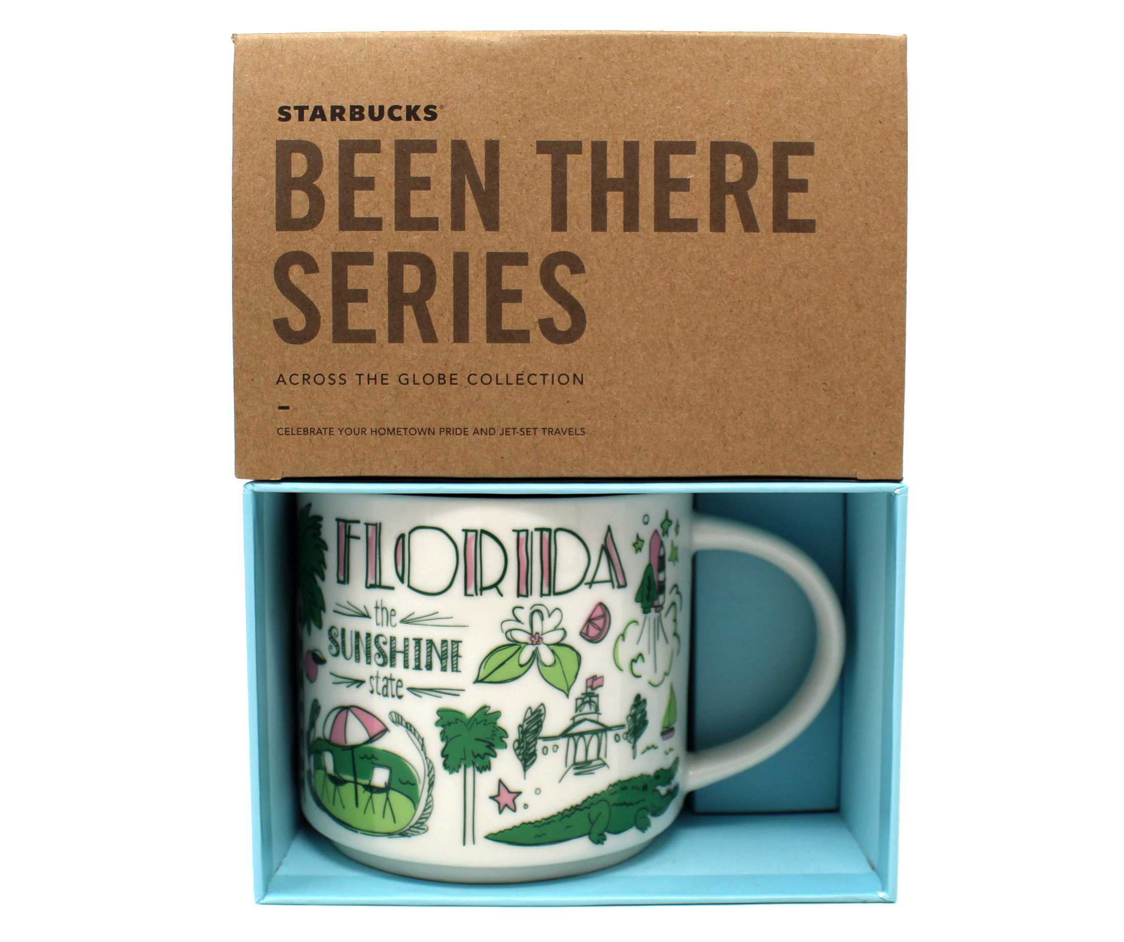 Starbucks Been There Series Florida Ceramic Mug, 14 Oz