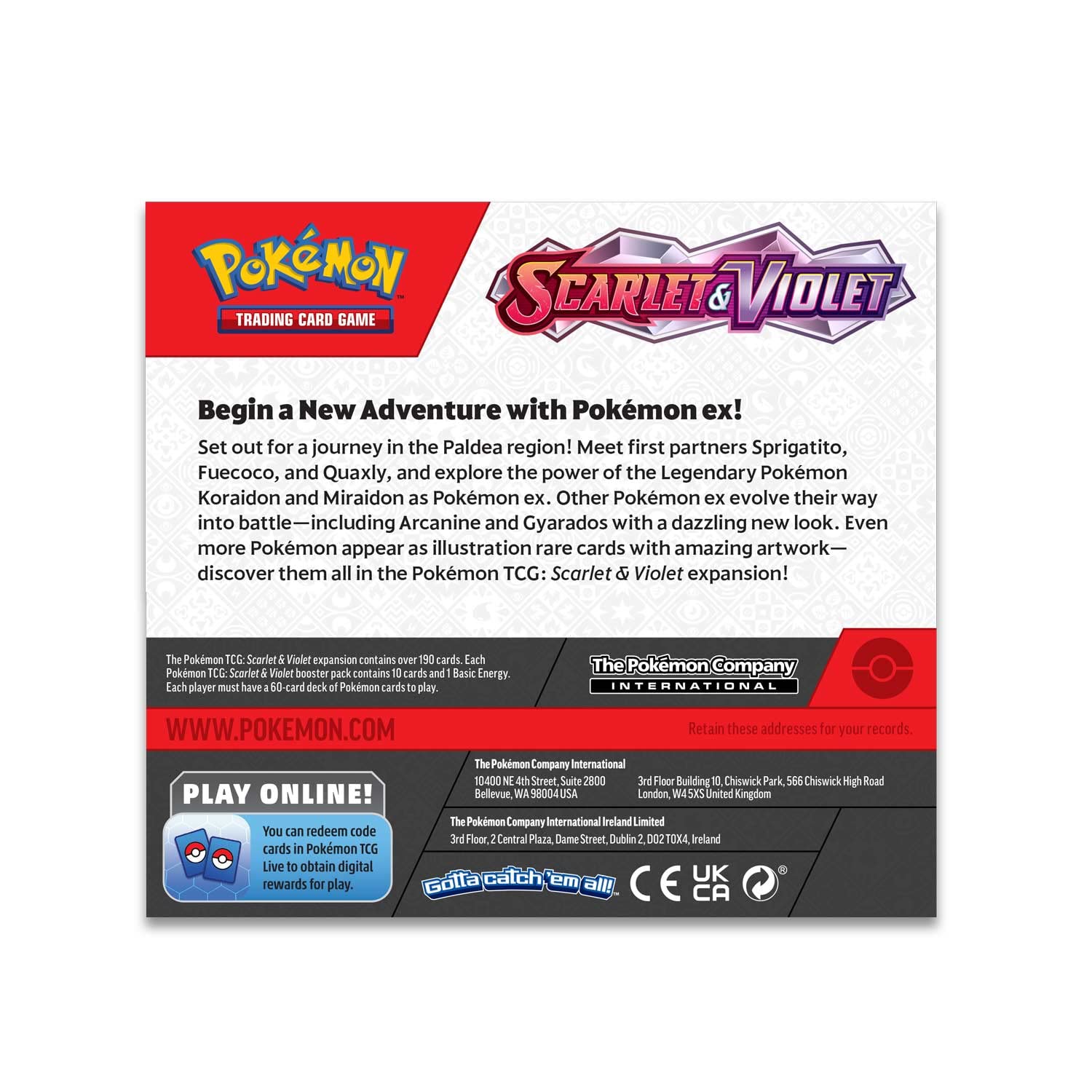 Pokémon TCG: Scarlet & Violet Booster Display Box SV1 (36 packs)