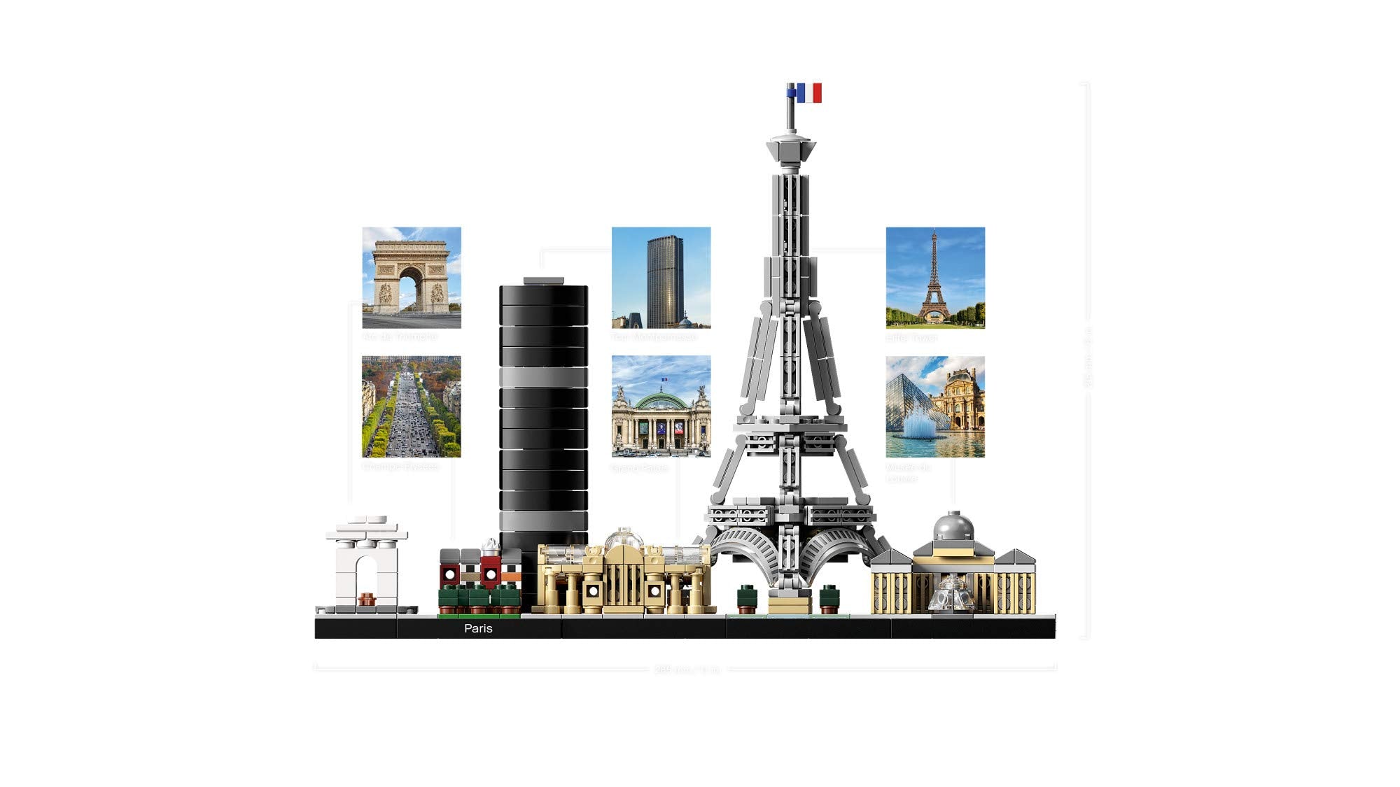 LEGO Architecture Skyline Collection 21044 Paris Building Kit (694 Piece)