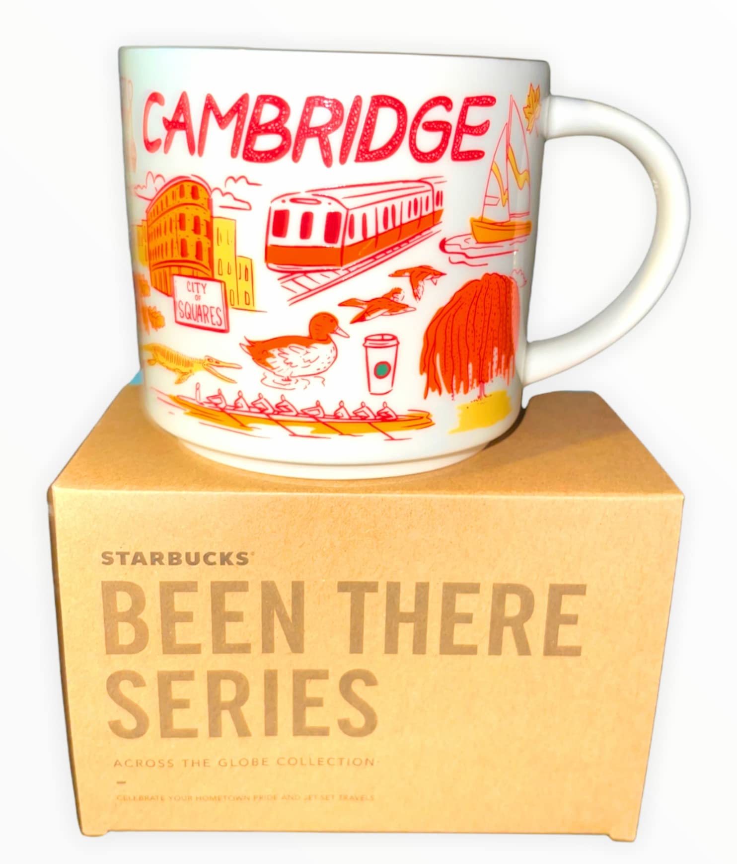 Starbucks Been There Series Cambridge Ceramic Mug, 14 Oz
