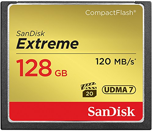 SanDisk Extreme 128GB CompactFlash CF Card (SDCFXSB-128G-G46)