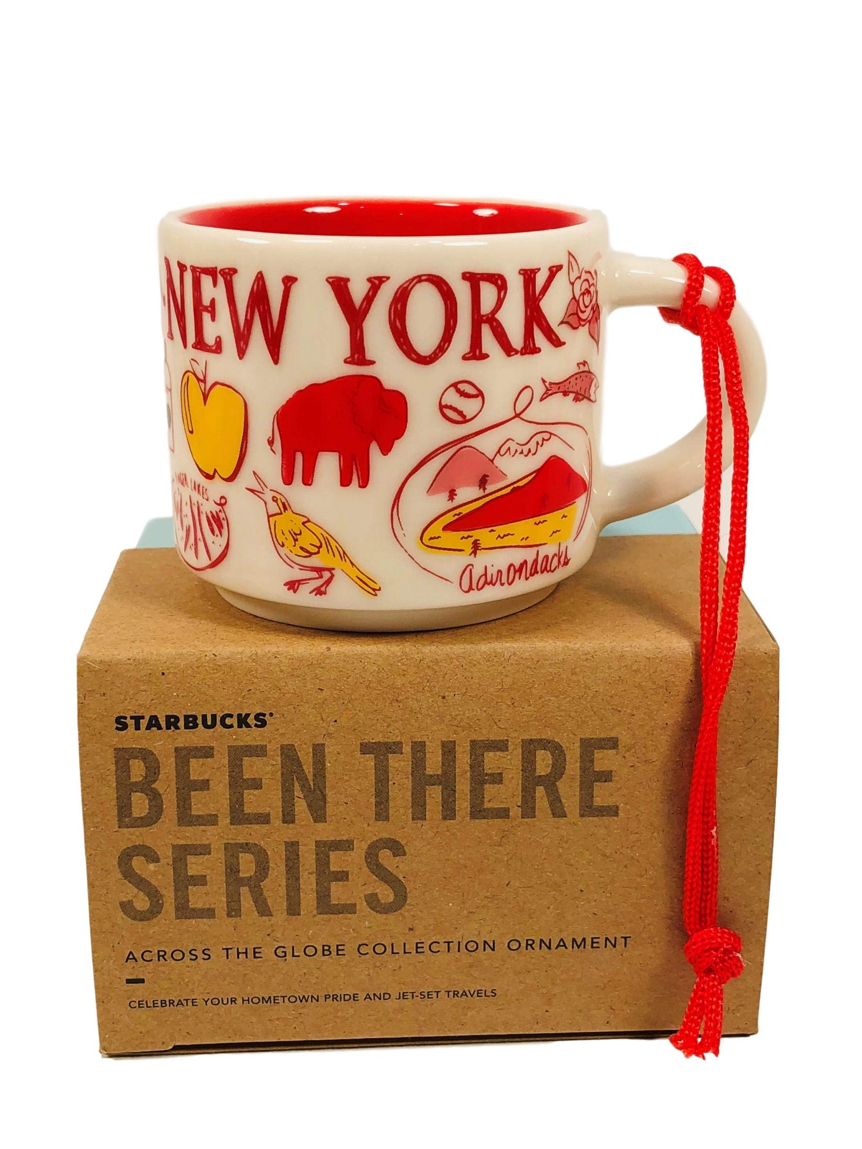Starbucks Been There Series New York Ceramic Demitasse Ornament Mug, 2 Oz