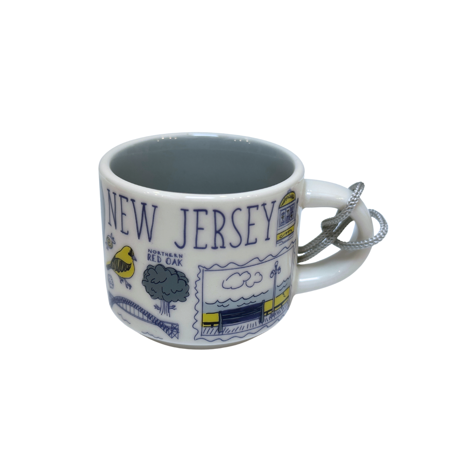 Starbucks Been There Series New Jersey Demitasse Ornament, 2 Oz