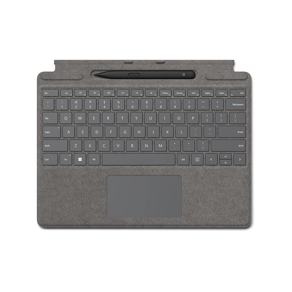 Microsoft Surface Pro 8/X Signature Keyboard with Microsoft Surface Slim Pen 2 - Platinum (Open Box, Like New)