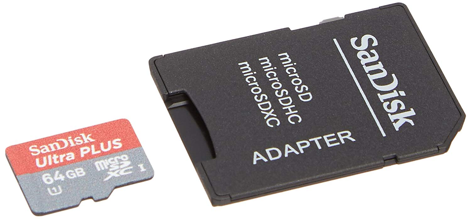 Sandisk Ultra Plus 64gb Microsdxc Class 10 Uhs-1 Memory Card