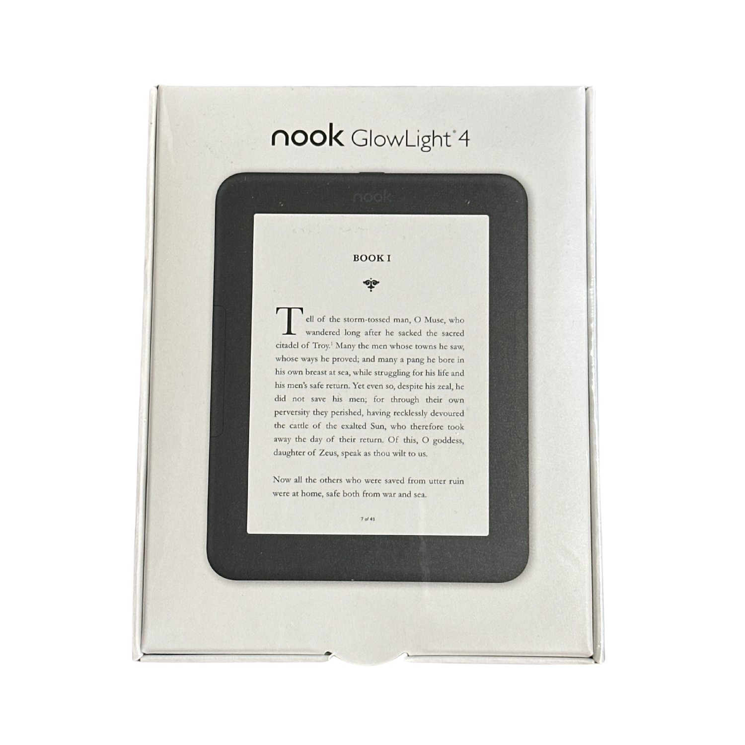 Barnes & Noble NOOK Glowlight 4 eReader | 6" Touchscreen | 32GB | Black | BNRV1100 (Like New, Open Box)