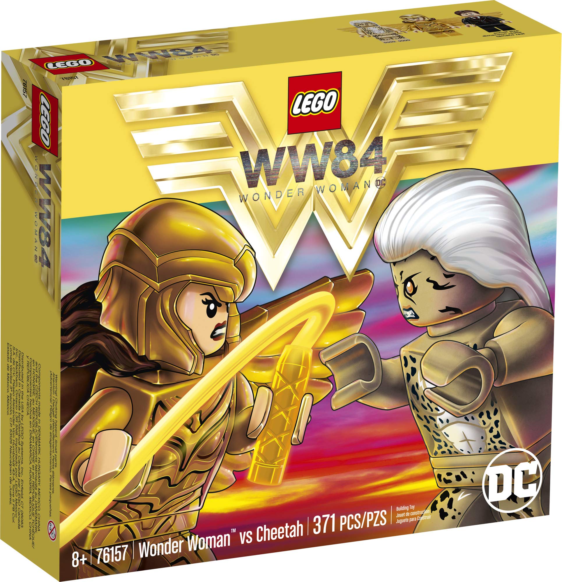 LEGO DC Wonder Woman vs Cheetah 76157 with Wonder Woman (371 Pieces)