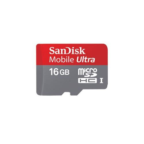 SanDisk 16GB ULTRA microSDHC Card (SDSDQY-016G-A11A)