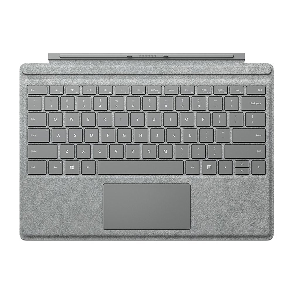 Microsoft QC7-00098 Surface Pro Signature Type Cover - Two-Tone Gray Melange Alcantara (Certified Refurbished)