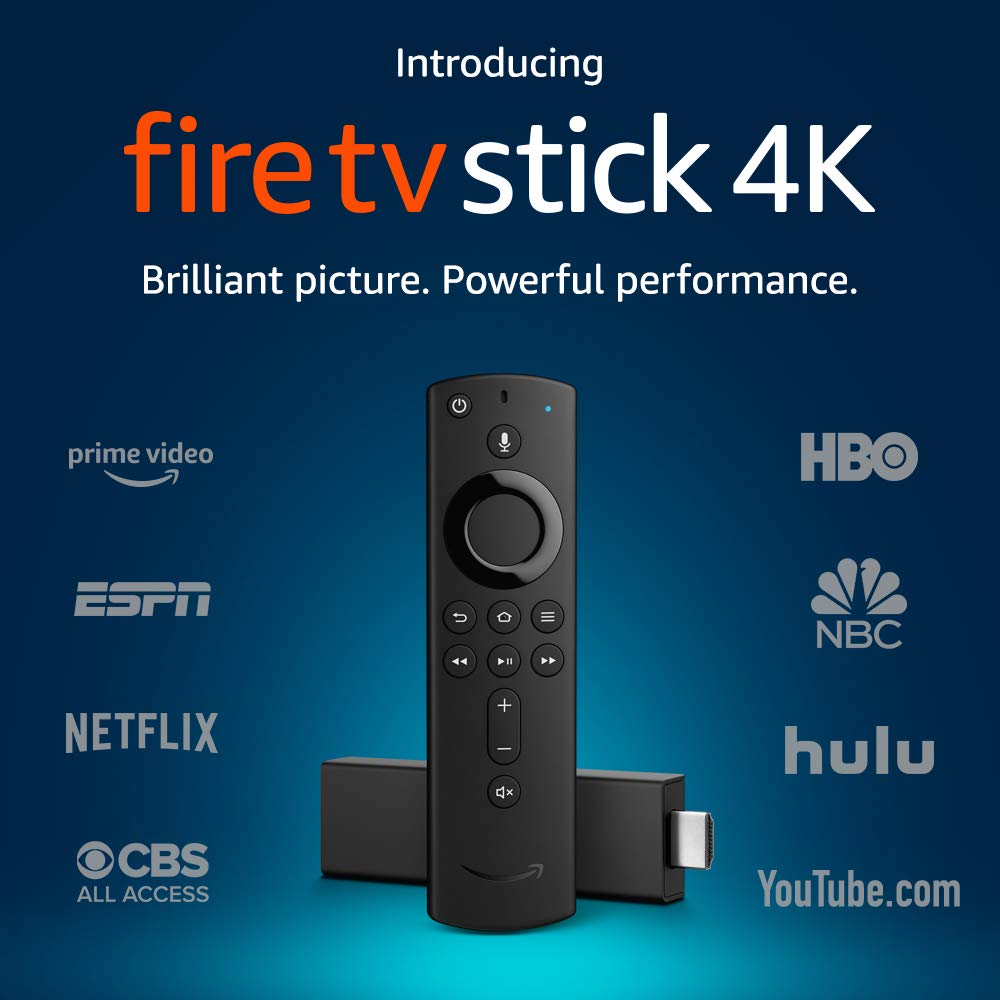 Amazon Fire TV Stick 4K with all-new Alexa Voice Remote, streaming media player