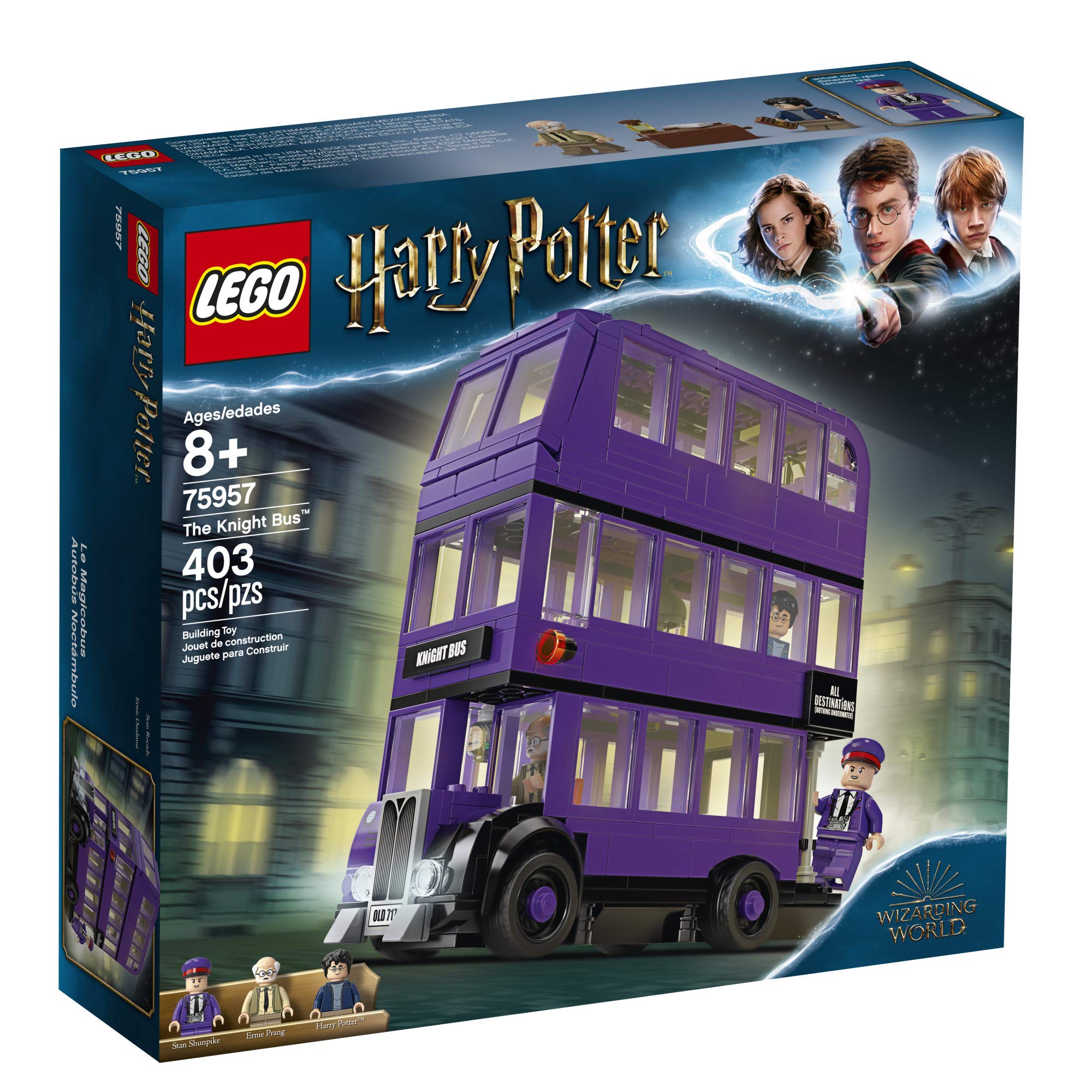 LEGO Harry Potter and The Prisoner of Azkaban Knight Bus 75957 Building Kit (403 Pieces) (Like New, Open Box)