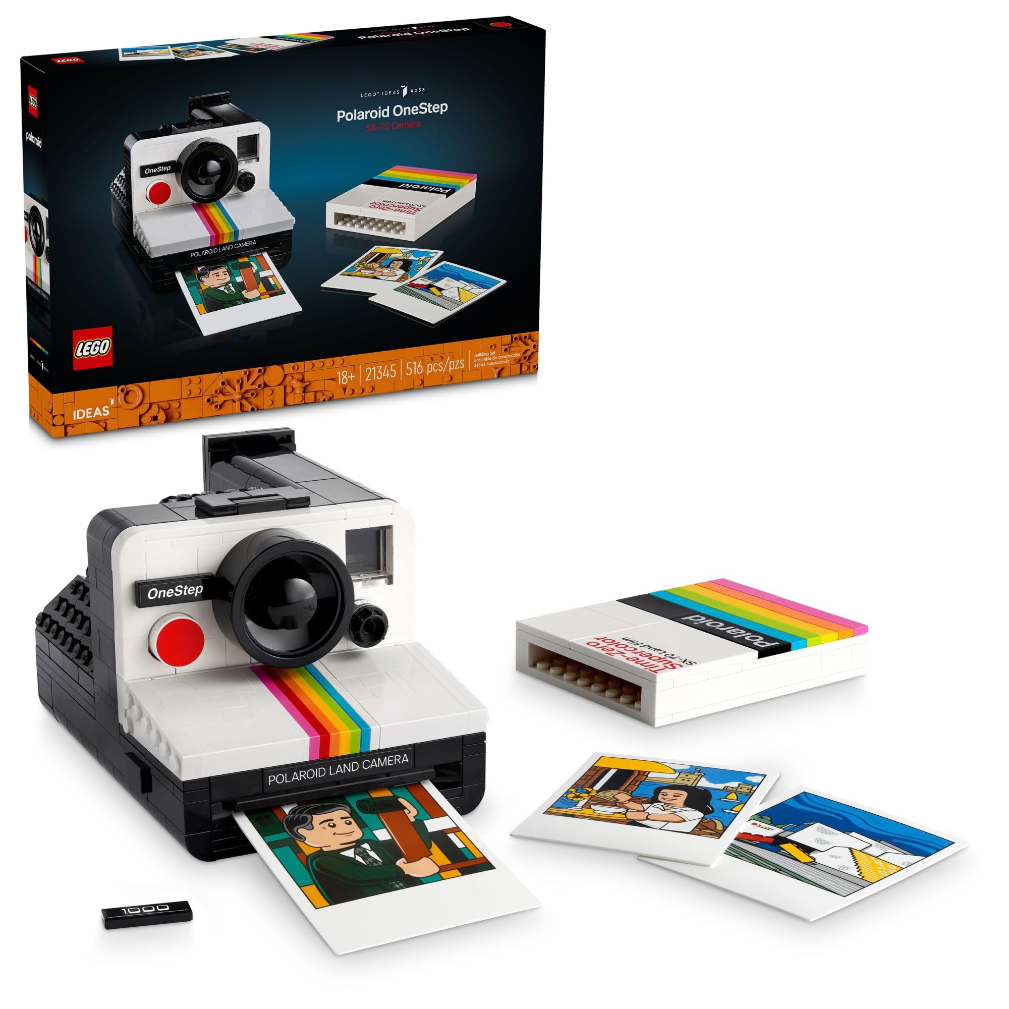 LEGO Ideas | Polaroid OneStep SX-70 Camera (21345)
