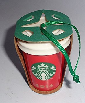Starbucks Red Holiday Cup Ornament
