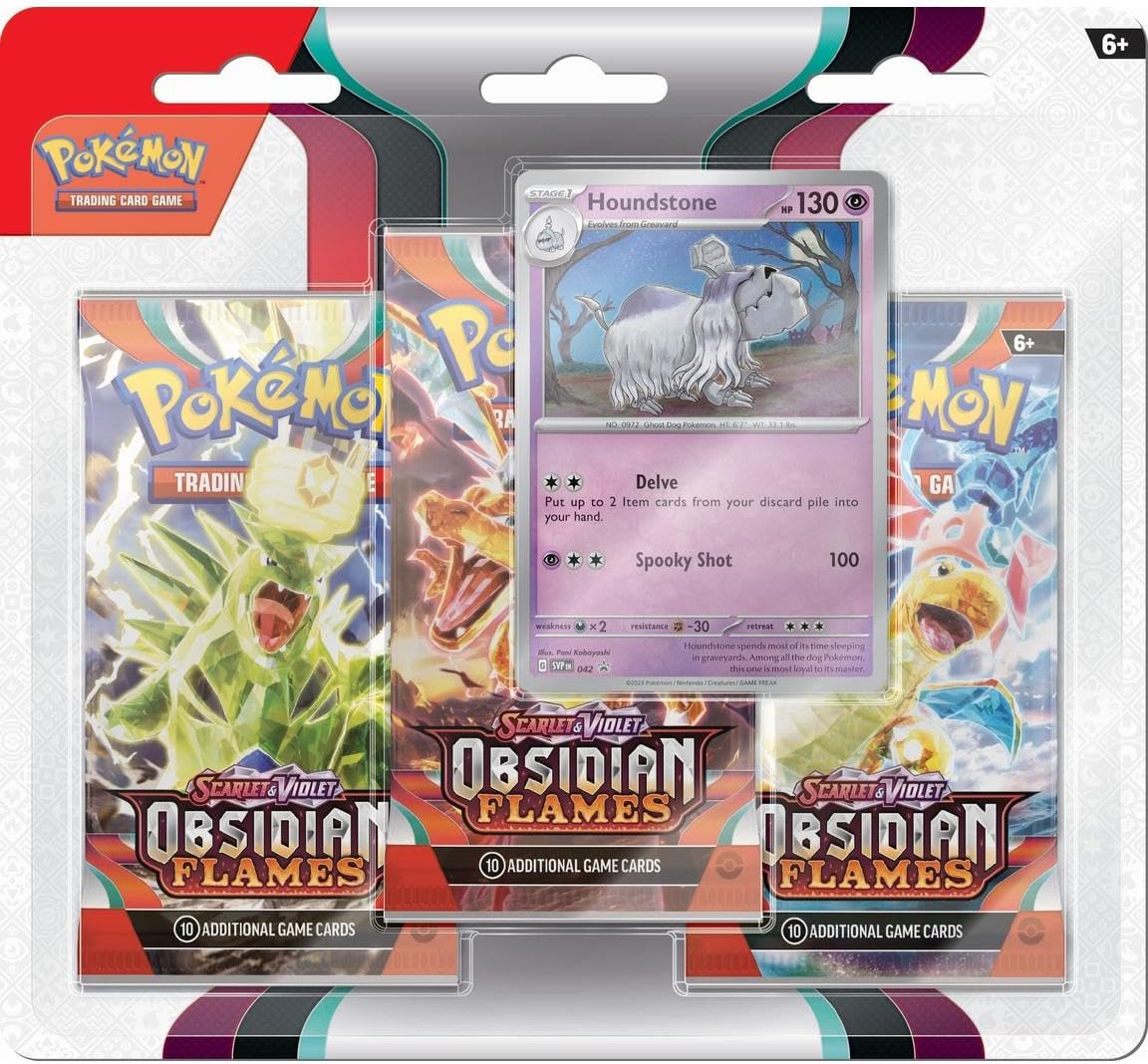 Pokemon Scarlet & Violet Obsidian Flames 3-Pack Blister