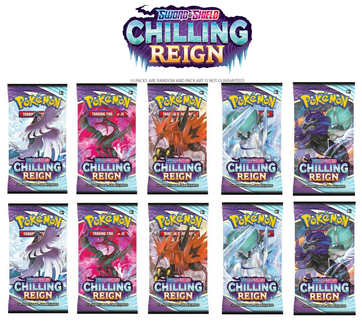 DEPRECATED] Sword & Shield - Chilling Reign Sleeved Booster Pack - Galarian Moltres  V - Pokemon TCG Sealed » PKM Booster Packs - SimplyUnlucky Game Shop