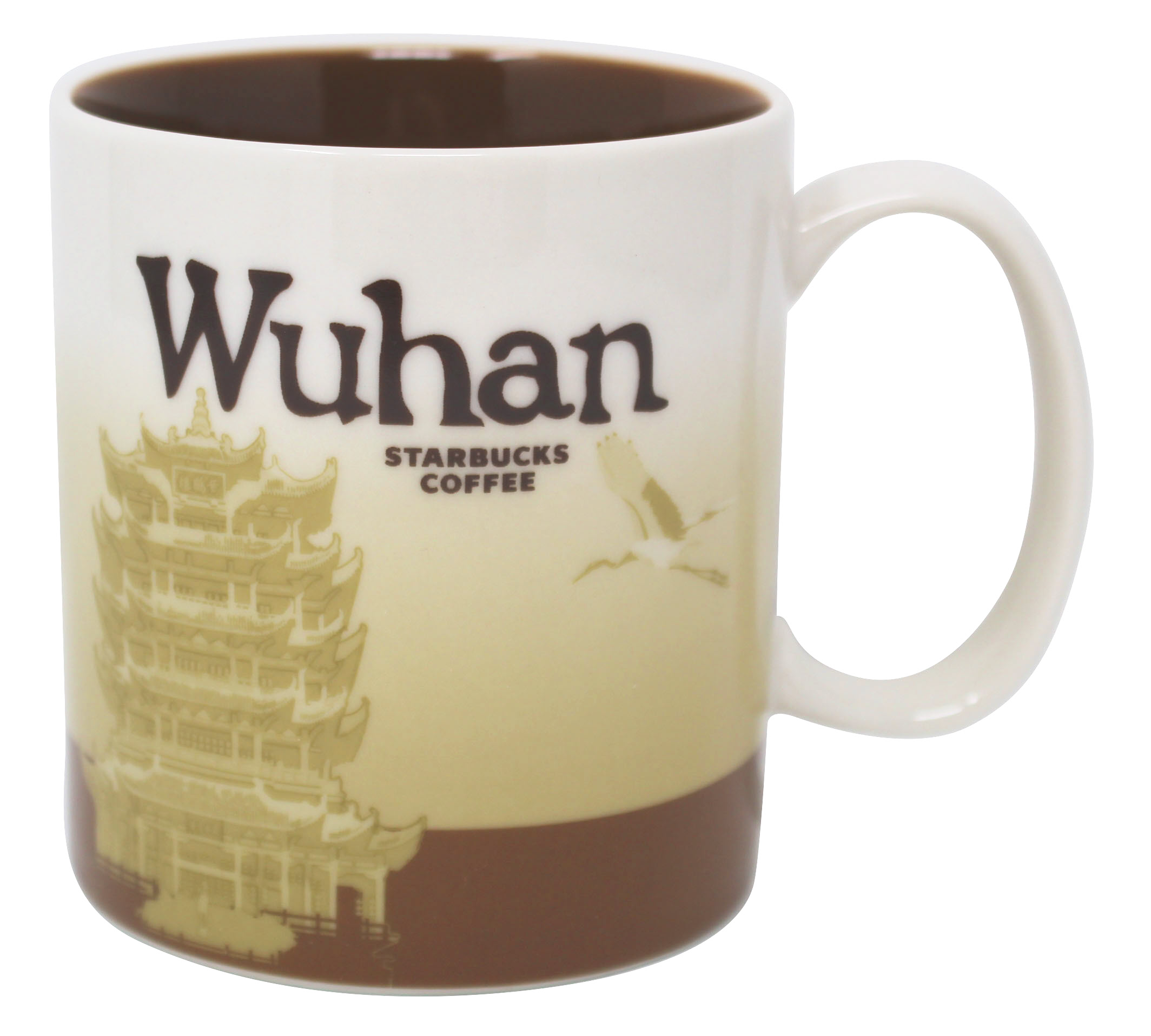 Starbucks Global Icon Series Wuhan Ceramic Mug, 16 Oz