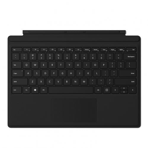 Microsoft Surface Pro Type Cover w/Fingerprint ID, Black (Certified Refurbished)