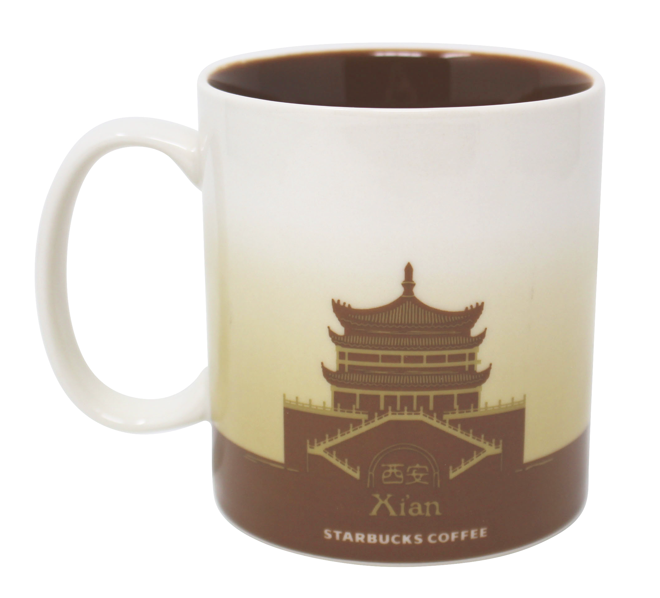 Starbucks Global Icon Series Xi'An Ceramic Mug, 16 Oz