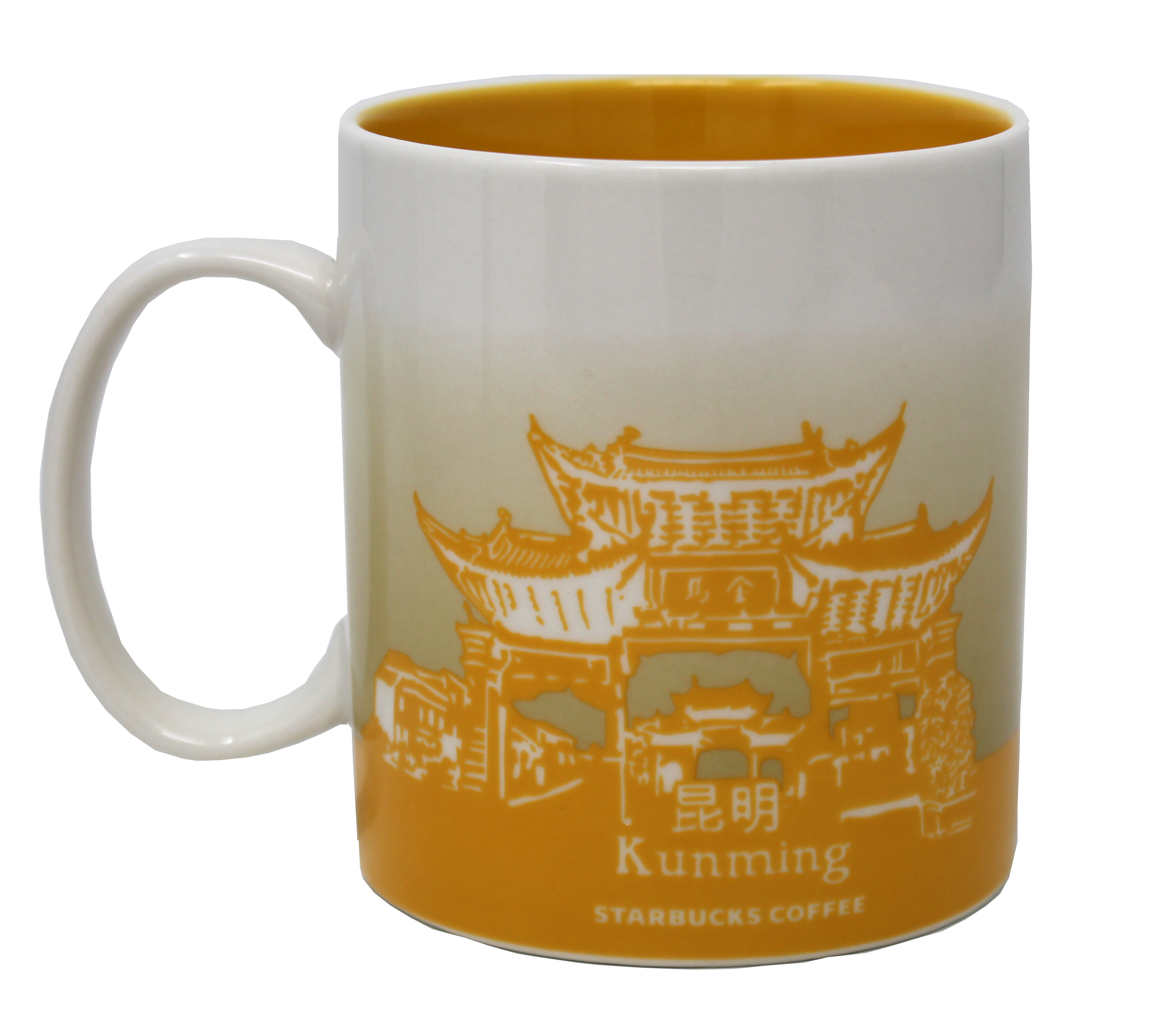 Starbucks Global Icon Series Kunming Ceramic Mug, 16 Oz